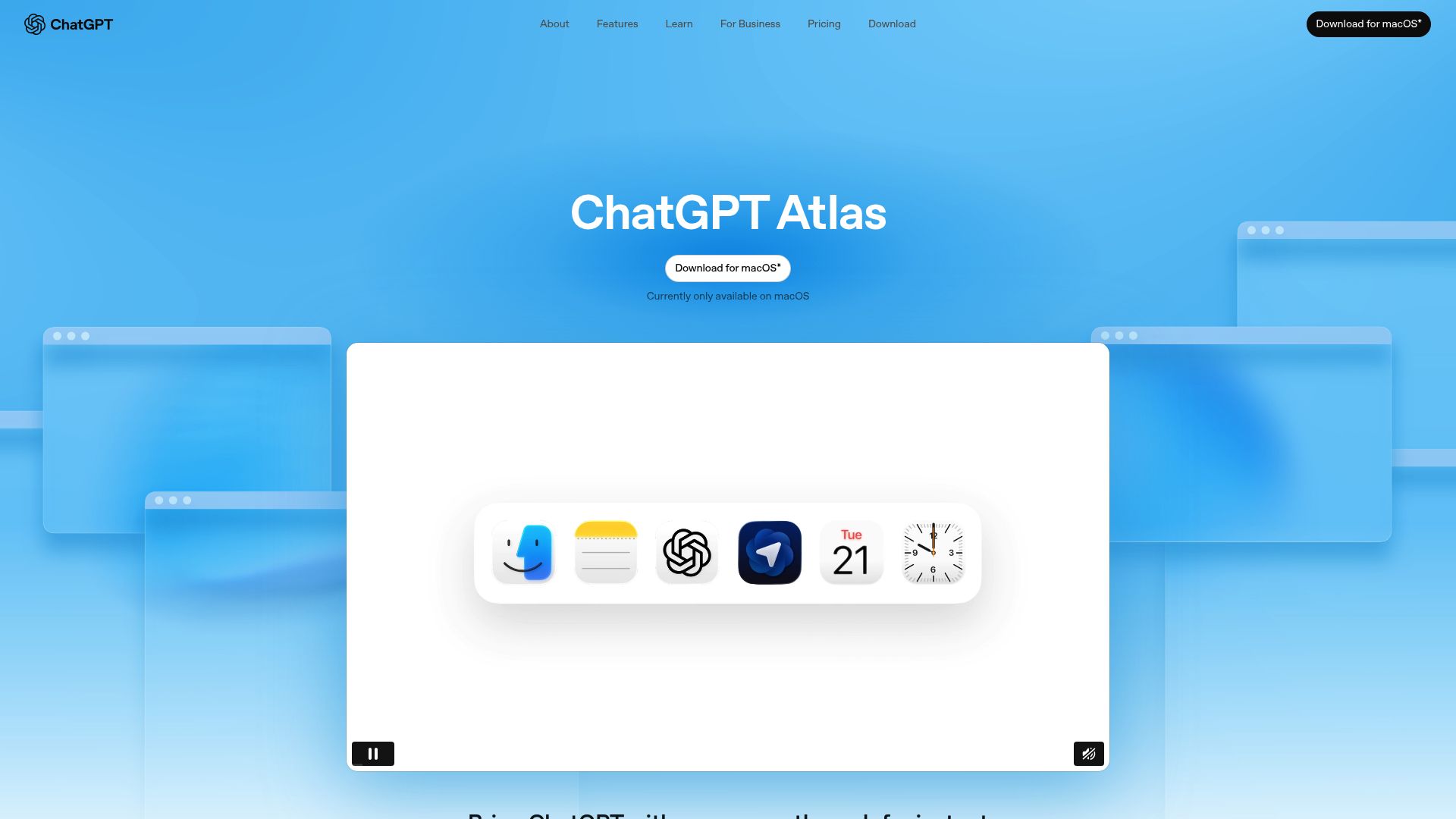 ChatGPT Atlas screenshot 1